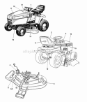 Decals - Simplicity Models Part 1 Diagram and Parts List for  Simplicity Lawn Tractor