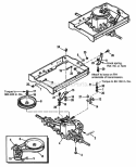 Hydro Gear Model 311-0500-Transmission  Carrier Diagram and Parts List for  Simplicity Lawn Tractor