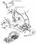 Hydro Gear Model 311-0500-Controls Diagram and Parts List for  Simplicity Lawn Tractor