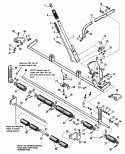 60 Mower Height Adjusting  Roller Group Diagram and Parts List for  Simplicity Lawn Tractor