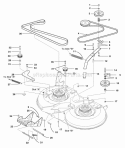 40 Mower Deck - Belt Idler Arm  Hitch Group (Serial No 0001 - 1999) (S0985688) Diagram and Parts List for  Simplicity Lawn Tractor