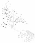 Two Speed Control Group (H985107) Diagram and Parts List for  Simplicity Lawn Tractor