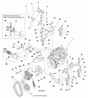 Engine Group - 245Hp Diesel Diagram and Parts List for  Simplicity Lawn Tractor
