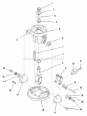 Tilt Assembly - Service Parts Diagram and Parts List for  Simplicity Lawn Tractor