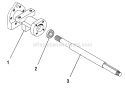Axle Housing Service Parts - Peerless Model 2650-007 Diagram and Parts List for  Simplicity Lawn Tractor
