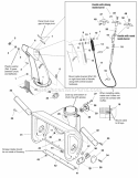Auger Housing And Chute Group - 32 (985640) Diagram and Parts List for  Simplicity Snow Blower