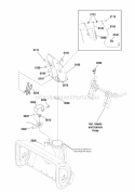 Chute  Rotation Group - Electric ChuteRemote Deflector (2988278 2988301 2988341 2988342) Diagram and Parts List for  Simplicity Snow Blower