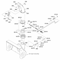 Discharge Chute Group (2989126 2989337) Diagram and Parts List for  Simplicity Snow Blower