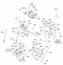 Handles  Controls Group (2988674 2989416) Diagram and Parts List for  Simplicity Snow Blower