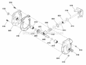 Gear Case Assembly - Medium Duty (1739656) Diagram and Parts List for  Simplicity Snow Blower