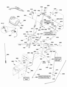 Handles_And_Controls_Group_-_Remote_29904942990788 Diagram and Parts List for  Simplicity Snow Blower