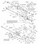 Traction Drive Group (2988280) Diagram and Parts List for  Simplicity Snow Blower
