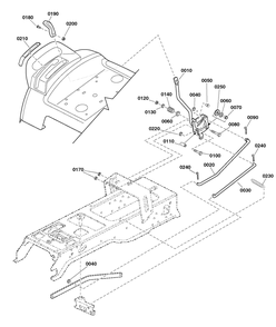 Cruise Control Group Diagram and Parts List for  Simplicity Lawn Tractor