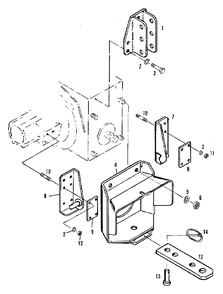 Drawbar Group (3486i64) Diagram and Parts List for 2097151 Simplicity Lawn Tractor