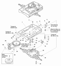 Transmission Group - Hydro Transaxle - Hydro-Gear 311-0500 (984412) Diagram and Parts List for  Simplicity Lawn Tractor