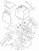 Hopper Group - Serviceable Screen (986224 986269) Diagram and Parts List for  Simplicity Lawn Tractor