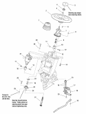 Steering Group - Power Steering With Tilt SN 1999  Below (985892) Diagram and Parts List for  Simplicity Lawn Tractor