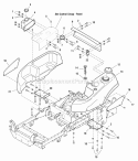 Fuel Tank Group (Fi0023) Diagram and Parts List for  Simplicity Lawn Tractor