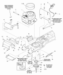 Engine Group - Electric Clutch - 23Hp 25Hp  27Hp Kohler (985906 987438 987439 987591) Diagram and Parts List for  Simplicity Lawn Tractor