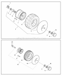 Wheels  Tires Group (W986490 986491 986492 986493 986494 986499 986638 988037) Diagram and Parts List for  Simplicity Lawn Tractor