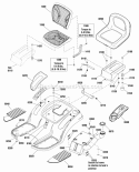 Part Location Diagram of 1738014 Snapper Seat, Mesh, Back