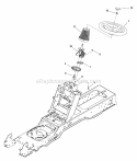 Steering Group - Tilt Steering (987424) Diagram and Parts List for  Simplicity Lawn Tractor