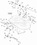 42 Mower Deck - Height Adjustment  Roller Bar Group (990266) Diagram and Parts List for  Simplicity Lawn Tractor