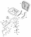 Seat Group (2991029 2991030) Diagram and Parts List for  Simplicity Lawn Tractor