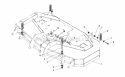 48  52 Mower Deck - Hanger Chains Diagram and Parts List for  Simplicity Lawn Tractor