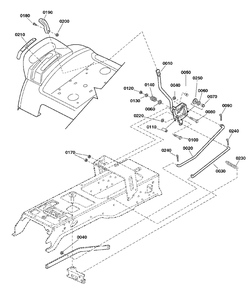 Cruise Control Group Diagram and Parts List for  Simplicity Lawn Tractor