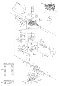 Transmission Service Parts - Tuff Torq K664k (1755452) Diagram and Parts List for  Simplicity Lawn Tractor
