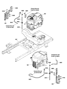 Evap Group Diagram and Parts List for  Simplicity Lawn Tractor
