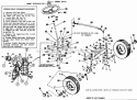 Front Wheels Axle Tie Rod  Steering Diagram and Parts List for  Simplicity Lawn Tractor