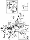 Electric Starter-Generator System Diagram and Parts List for  Simplicity Lawn Tractor