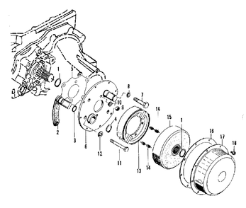 Brake - Left Hand Group (3486i59) Diagram and Parts List for 2097151 Simplicity Lawn Tractor