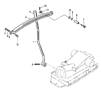 Control - Hydrualic Lift Group (3486i76) Diagram and Parts List for 2097151 Simplicity Lawn Tractor