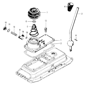 Transmission - Gearshift And Linkage Group (3486i50) Diagram and Parts List for 2097151 Simplicity Lawn Tractor