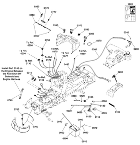 Electrical Group - Hourmeter Diagram and Parts List for  Simplicity Lawn Tractor