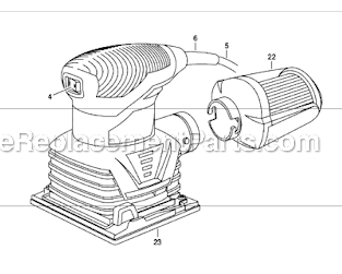 Page A Diagram and Parts List for  Skil Sander Polisher