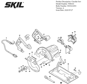 Part Location Diagram of 3660667002 Skil Tension Spring