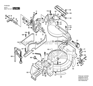 Part Location Diagram of 2610916121 Bosch Tool POINTER