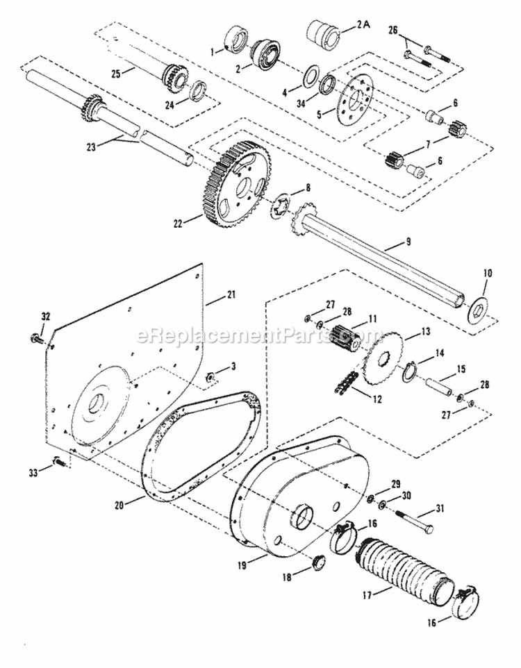 Differential RH Fender Diagram and Parts List for  Snapper Lawn Tractor