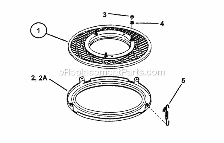 Snapperizer Accessory Diagram and Parts List for 80658 Snapper Lawn Mower