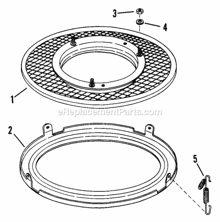 Accessory - Snapperizer Diagram and Parts List for  Snapper Lawn Mower