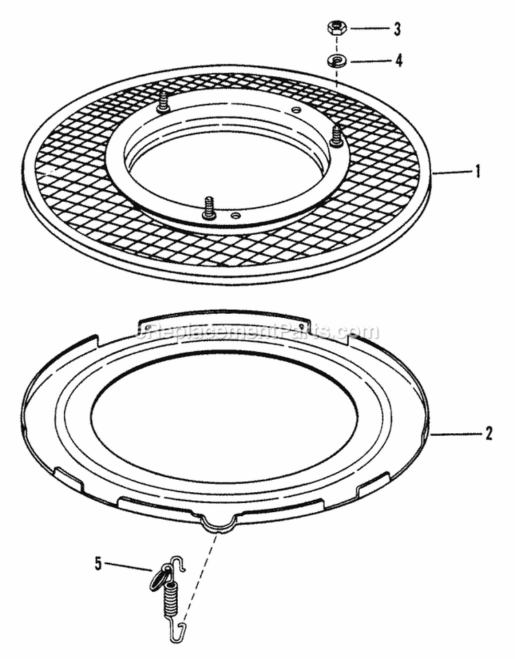 Accessory - Snapperizer Diagram and Parts List for  Snapper Lawn Mower