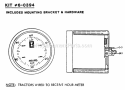 Hour Meter - Accessory Diagram and Parts List for 80024 Snapper Lawn Tractor