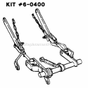 3 Point (Category O) Hitch Diagram and Parts List for 80424 Snapper Lawn Tractor