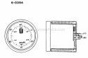 Hour Meter Diagram and Parts List for 80828 Snapper Lawn Tractor