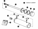 Hydraulic Cylinder - Rear Lift Type A - Bento Diagram and Parts List for 80828 Snapper Lawn Tractor