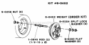 Rear Wheel Weights Kit 60452 Diagram and Parts List for 80828 Snapper Lawn Tractor